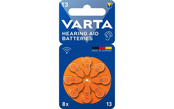 Varta Hörgerätebatterie 13 8 Stück