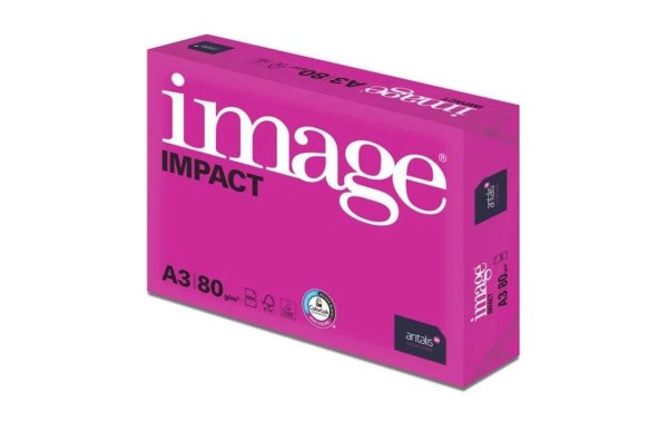 Image Kopierpapier Image Impact  A3 Hochweiss 80 g/m², 500 Blatt