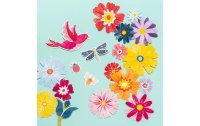 American Crafts Papierdekoration Floral 50 Stück,...