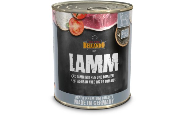 Belcando Nassfutter Lamm mit Reis & Tomate, 800g