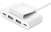 Belkin USB-Hub 4-Port USB Charge Weiss