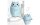 Linuo Mini-Luftbefeuchter Cat GO-WTY-B Blau