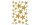Herma Stickers Weihnachtssticker Sterne 1 Blatt à 27 Sticker, Gold