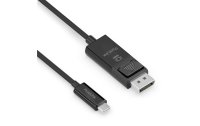 PureLink Kabel IS2221-020 USB Type-C - DisplayPort, 2 m, Schwarz