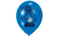 Amscan Luftballon Super Mario 6 Stück, Latex