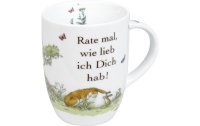 Könitz Kaffeetasse Rate mal wie lieb ich Dich hab!...