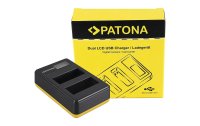 Patona Ladegerät Dual LCD USB Canon LP-E8
