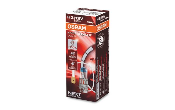 OSRAM H3 NIGHT BREAKER LASER PKW