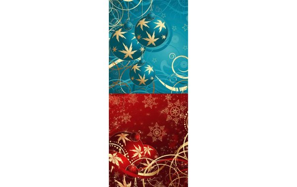 ABC Geschenkanhänger Weihnachtskugeln 5.5 x 6.5 cm, 6 Stück