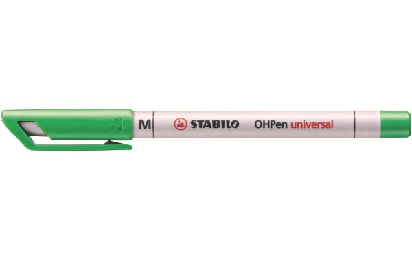 STABILO Folienstift OHPen Universal NonPermanent M Grün, 10 Stück