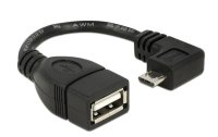 Delock USB-OTG-Kabel  Micro-USB B - USB A 0.11 m
