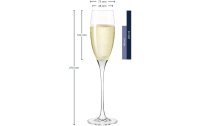 Leonardo Sektglas Cheers 220 ml, 6 Stück, Transparent