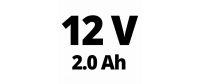 Einhell Akku-Schlagbohrschrauber TE-CD 12/1 Li-i 2x 2.0 Ah Kit