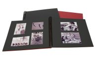 Semikolon Fotoalbum 34.5 x 33.2 cm Marineblau, 50 schwarze Seiten