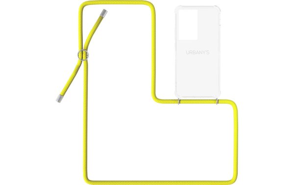 Urbanys Necklace Case Galaxy S22 Ultra 5G Cute Canary Transparent