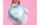 Partydeco Folienballon Mom to be Blau