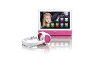 Lenco Portabler DVD Player TDV-901 Pink