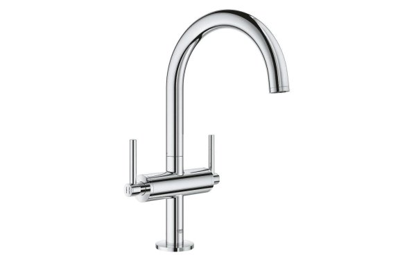 GROHE Lavaboarmatur Atrio L-Size 1/2", Chrom, Hebelgriffe