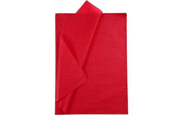 Creativ Company Seidenpapier 50 x 70 cm, 25 Blatt, Rot