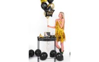 Partydeco Folienballon Happy Birthday Gold/Schwarz