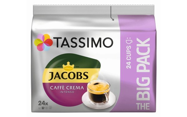 TASSIMO Kaffeekapseln T DISC Jacobs Caffé Crema Intenso 24 Portionen