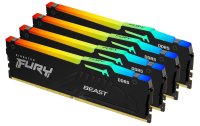 Kingston DDR5-RAM FURY Beast RGB 5200 MHz 4x 32 GB