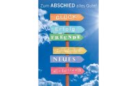 ABC Abschiedskarte Wegweiser