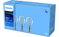 Philips Professional Lampe CorePro LEDBulb ND 7-60W E27 WW A60 CLG 3er