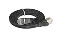 SLIM Slimpatchkabel  Cat 6, STP, 10 m, Schwarz