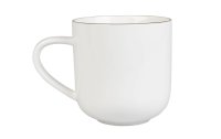 FURBER Tasse 400 ml, 6 Stück, Weiss/Gold