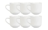 FURBER Tasse 400 ml, 6 Stück, Weiss