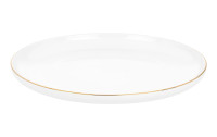 FURBER Frühstücks- & Dessertteller Ø 21 cm, 6 Stück, Weiss/Gold