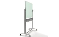 Nobo Mobiles Glassboard 90 cm x 120 cm, Silber/Weiss