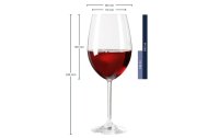 Leonardo Rotweinglas Daily, Bordeaux 640 ml, 6 Stück, Transparent