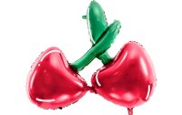Partydeco Folienballon Cherry Grün/Rot