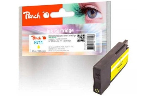 Peach Tinte HP Nr. 711 (CZ132A) Yellow