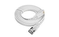 SLIM Slimpatchkabel  Cat 6, STP, 7.5 m, Weiss