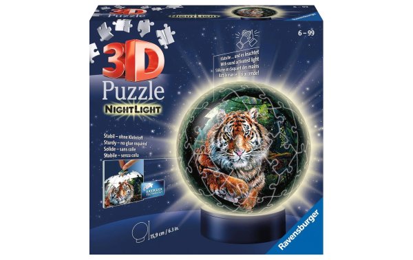 Ravensburger 3D Puzzle Nachtlicht Raubkatzen