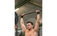 Gornation Fitnesshandschuhe Workout Grips Leder, L