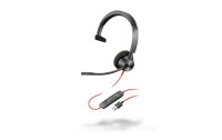 Poly Headset Blackwire 3310 USB-A, Schwarz