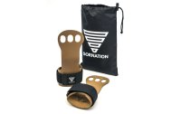 Gornation Fitnesshandschuhe Workout Grips Leder, M