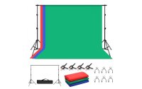 Puluz Hintergrundsystem Kit 2x3 Meter Green Screen