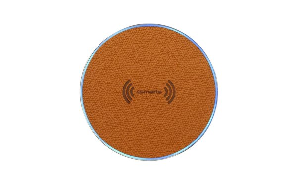 4smarts Wireless Charger VoltBeam Style 15W Braun