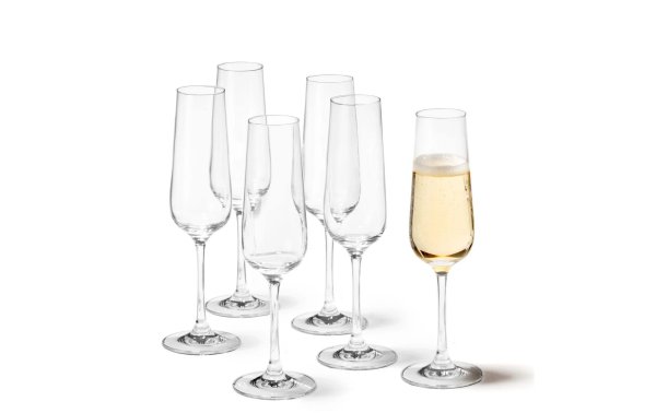 Leonardo Sektglas Tivoli 210 ml, 6 Stück, Transparent