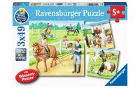 Ravensburger Puzzle Ein Tag auf dem Reiterhof