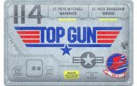 Nostalgic Art Schild Top Gun 30 cm x 20 cm, Metall