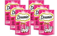 Dreamies Katzen-Snack mit Rind, 6 x 60g