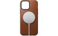 Nomad Back Cover Leather iPhone 13 Pro Max Hellbraun
