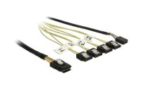 Delock SATA-Kabel 4x SATA-SFF-8087 Reverse Breakout 50 cm