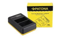 Patona Ladegerät Dual LCD USB Canon LP-E6